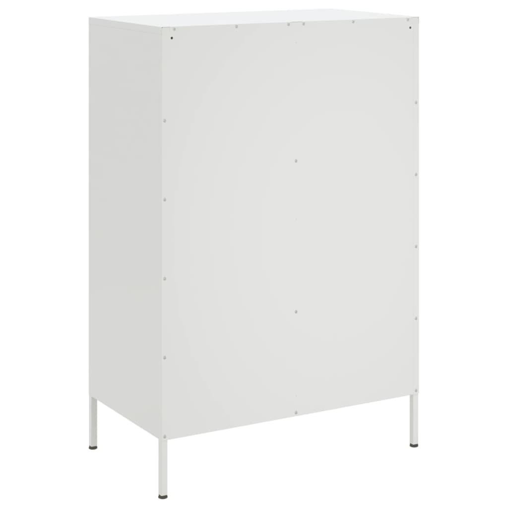 Skåp DIV. Vit 68x39x101,5 cm stål