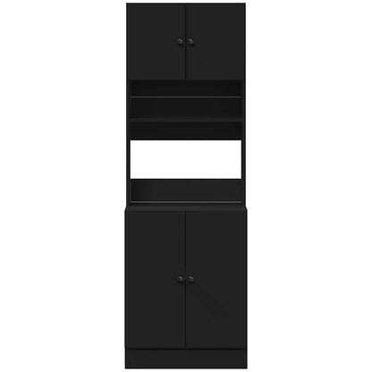 Köksinredning Köksskåp Svart 60x50x180 cm