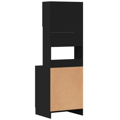 Köksinredning Köksskåp Svart 60x50x180 cm