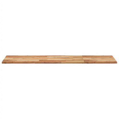 Bänkskiva för badrum behandlad 120x50x2 cm massivt akaciaträ