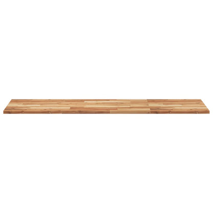 Bänkskiva för badrum behandlad 140x50x2 cm massivt akaciaträ