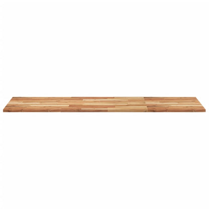 Bänkskiva för badrum behandlad 120x60x2 cm massivt akaciaträ