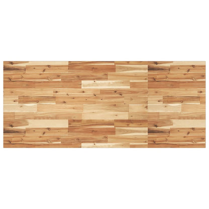 Bänkskiva för badrum behandlad 140x60x2 cm massivt akaciaträ