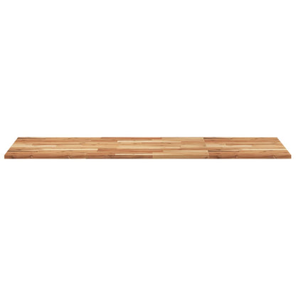 Bänkskiva för badrum behandlad 140x60x2 cm massivt akaciaträ