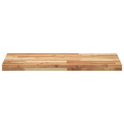 Bänkskiva för badrum behandlad 100x40x4 cm massivt akaciaträ