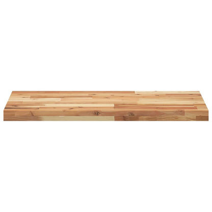 Bänkskiva för badrum behandlad 140x40x4 cm massivt akaciaträ