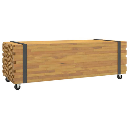 Soffbord Trä 110x45x35 cm massiv teak
