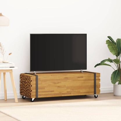 Soffbord Trä 110x45x35 cm massiv teak