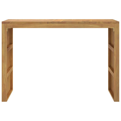 Avlastningsbord Konsollbord Trä 110x35x75 cm massiv teak