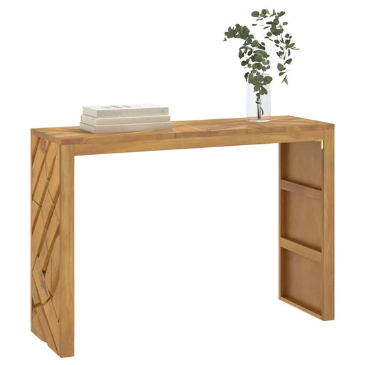 Avlastningsbord Konsollbord Trä 110x35x75 cm massiv teak