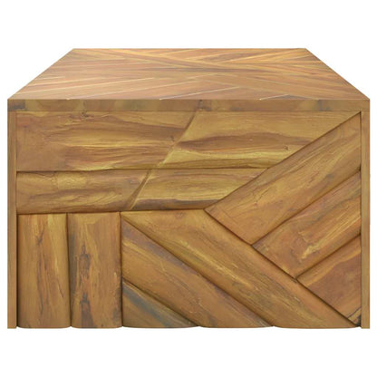 Soffbord Trä 110x60x38 cm massiv teak