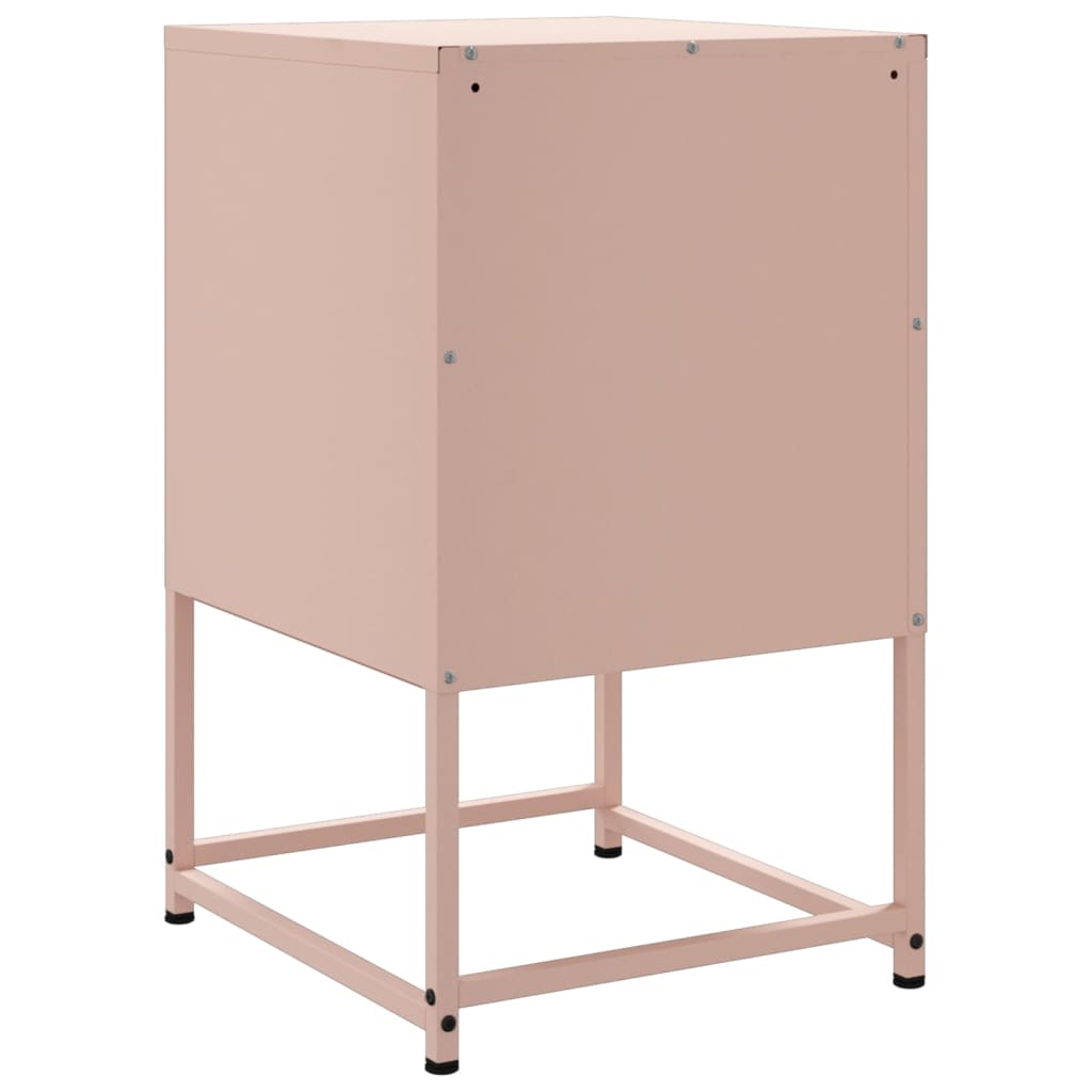 Sängbord Nattduksbord DIV. rosa 36x39x60,5 cm stål