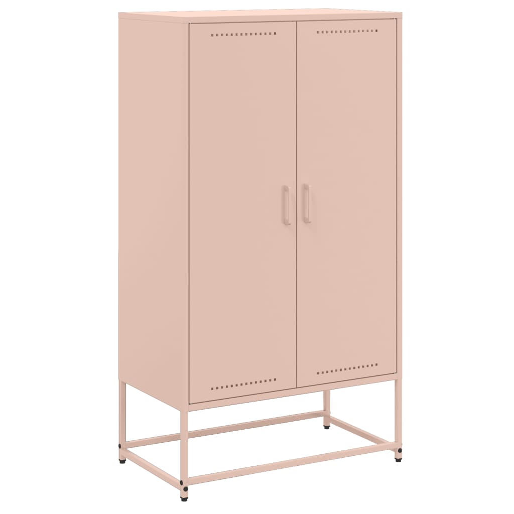 Skåp DIV. rosa 68,5x38,5x123,5 cm ståls