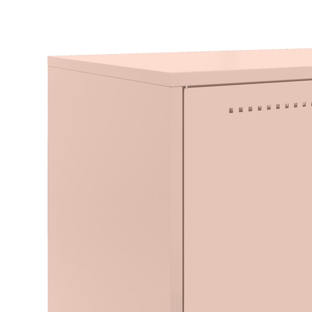 Skåp DIV. rosa 68,5x38,5x123,5 cm ståls
