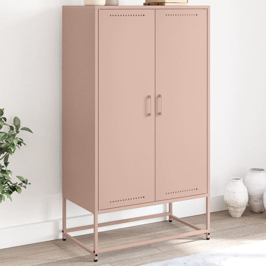 Skåp DIV. rosa 68,5x38,5x123,5 cm ståls