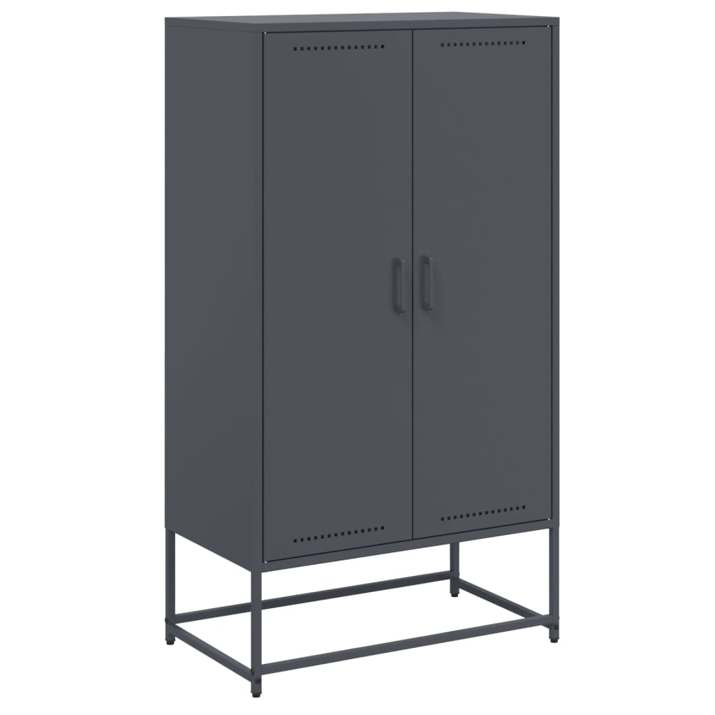 Skåp DIV. antracit 68,5x38,5x123,5 cm stål