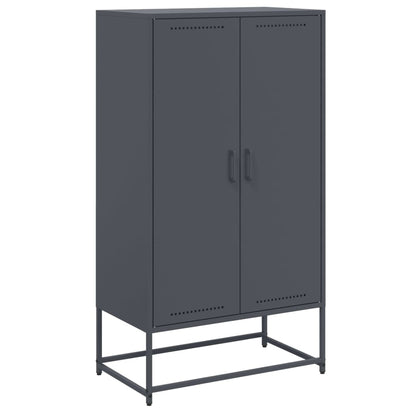 Skåp DIV. antracit 68,5x38,5x123,5 cm stål