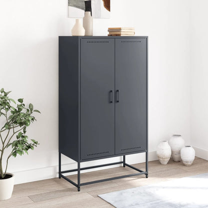 Skåp DIV. antracit 68,5x38,5x123,5 cm stål