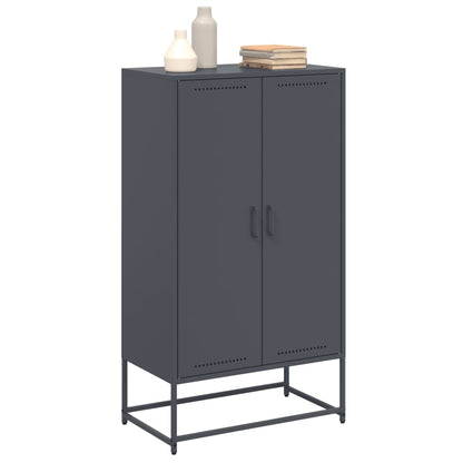 Skåp DIV. antracit 68,5x38,5x123,5 cm stål