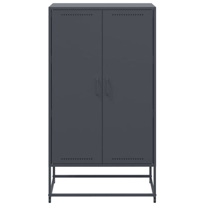 Skåp DIV. antracit 68,5x38,5x123,5 cm stål