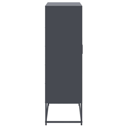 Skåp DIV. antracit 68,5x38,5x123,5 cm stål