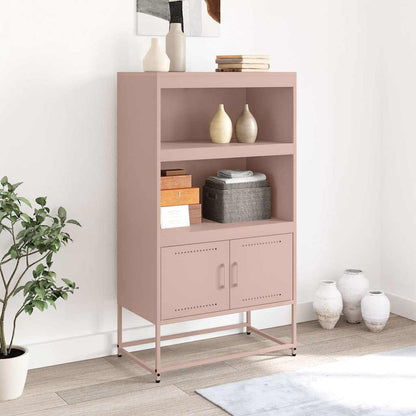 Skåp DIV. rosa 68,5x38,5x123,5 cm ståls