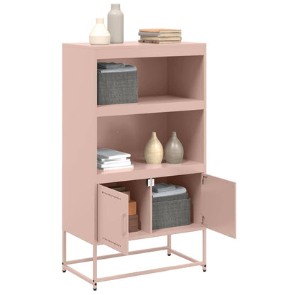 Skåp DIV. rosa 68,5x38,5x123,5 cm ståls