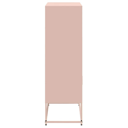 Skåp DIV. rosa 68,5x38,5x123,5 cm ståls