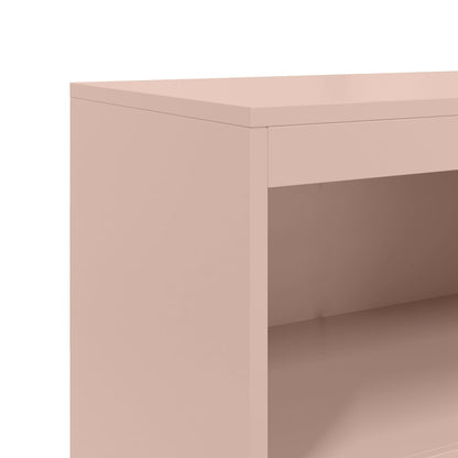 Skåp DIV. rosa 68,5x38,5x123,5 cm ståls