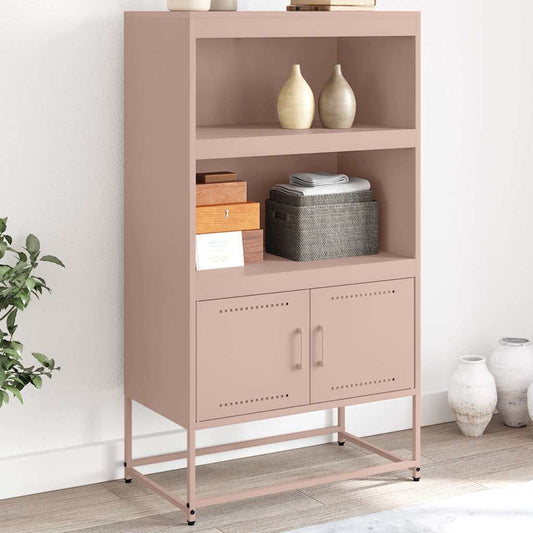 Skåp DIV. rosa 68,5x38,5x123,5 cm ståls