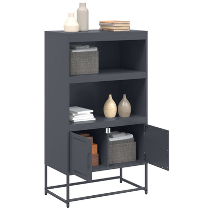 Skåp DIV. antracit 68,5x38,5x123,5 cm stål
