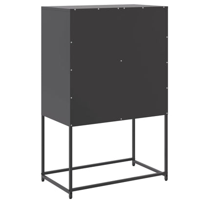 Skåp DIV. Svart 68,5x38,5x107 cm ståls