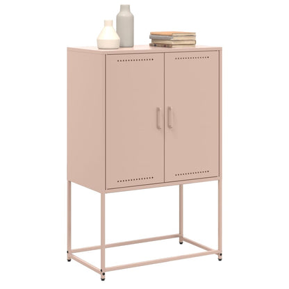 Skåp DIV. rosa 68,5x38,5x107 cm stål