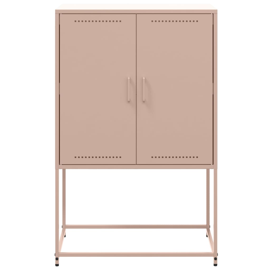 Skåp DIV. rosa 68,5x38,5x107 cm stål