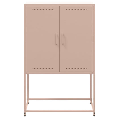 Skåp DIV. rosa 68,5x38,5x107 cm stål