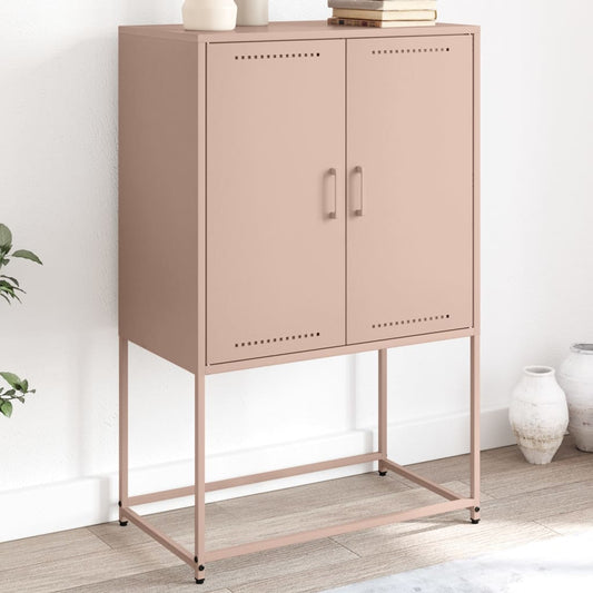 Skåp DIV. rosa 68,5x38,5x107 cm stål