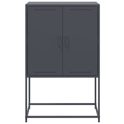 Skåp DIV. antracit 68,5x38,5x107 cm stål