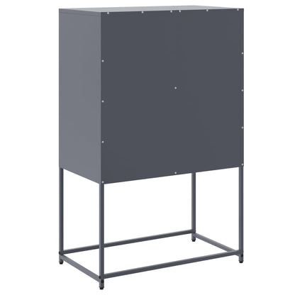 Skåp DIV. antracit 68,5x38,5x107 cm stål