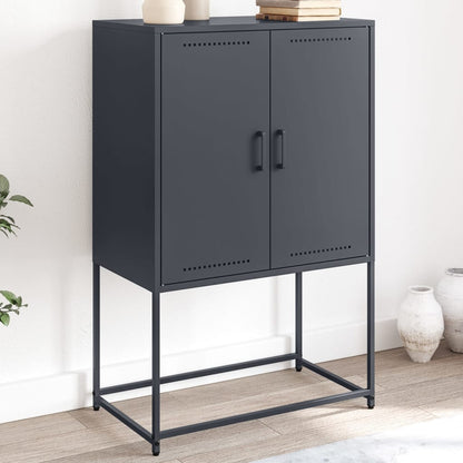 Skåp DIV. antracit 68,5x38,5x107 cm stål