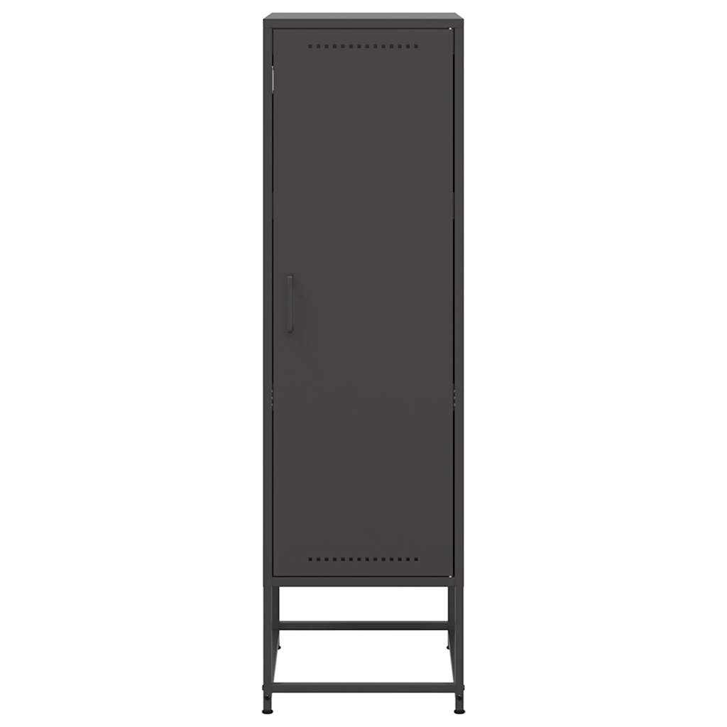 Skåp DIV. Svart 36x39x123 cm stål