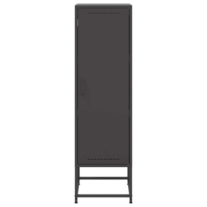 Skåp DIV. Svart 36x39x123 cm stål
