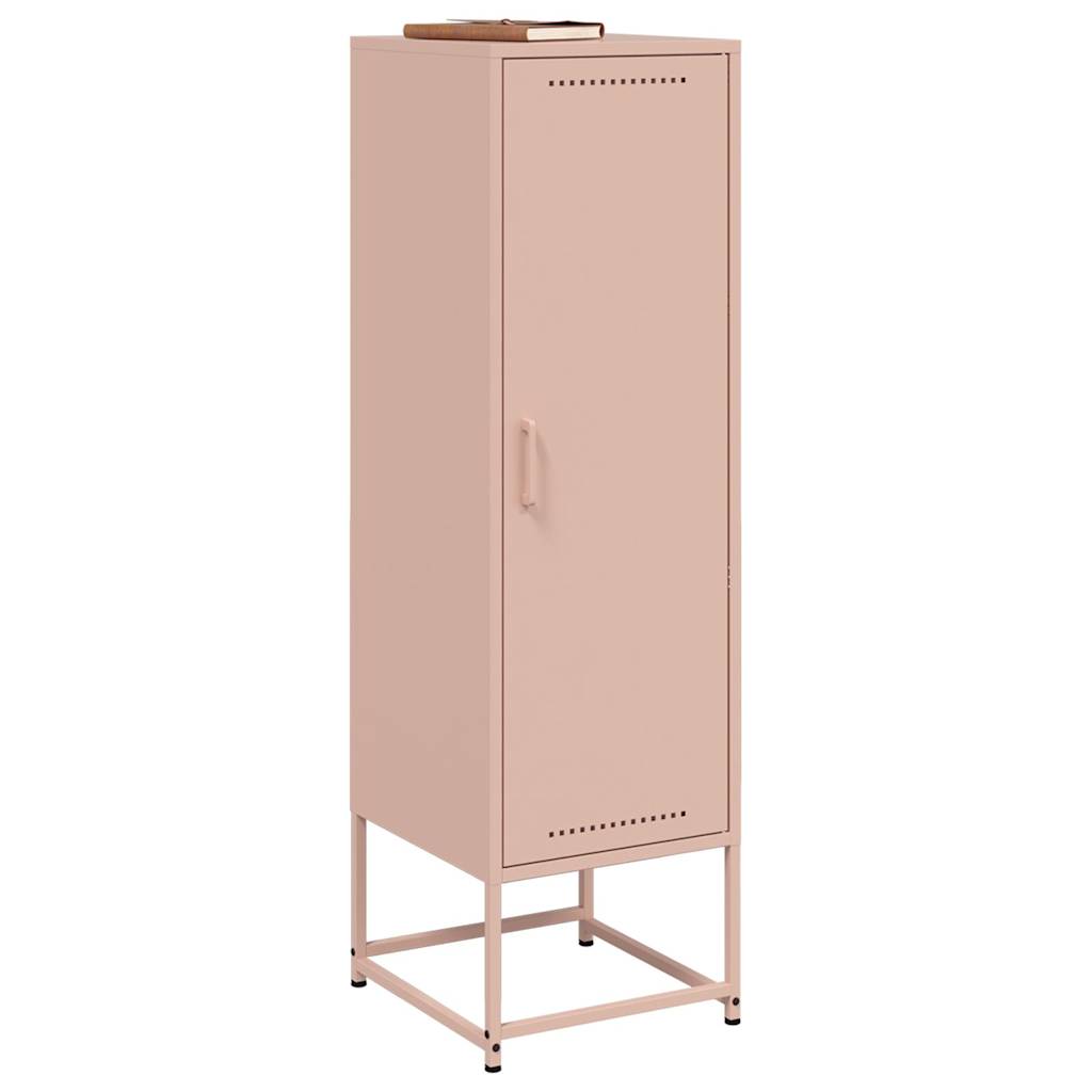 Skåp DIV. rosa 36x39x123 cm stål