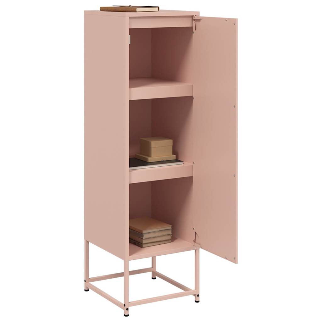 Skåp DIV. rosa 36x39x123 cm stål