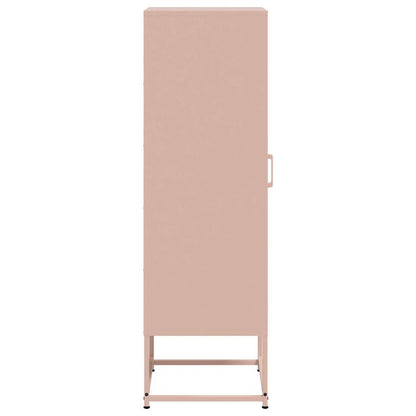 Skåp DIV. rosa 36x39x123 cm stål