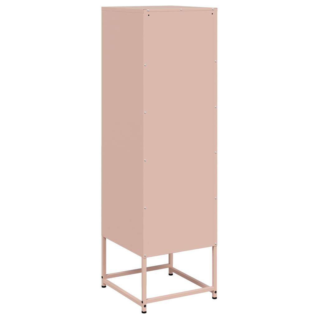 Skåp DIV. rosa 36x39x123 cm stål