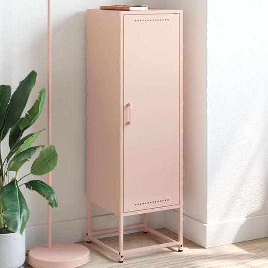Skåp DIV. rosa 36x39x123 cm stål