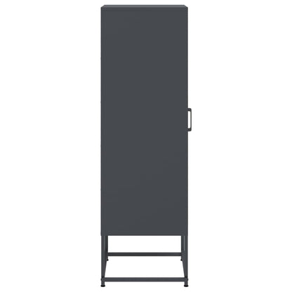 Skåp DIV. antracit 36x39x123 cm stål