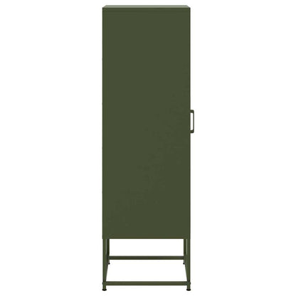 Skåp DIV. olivgrön 36x39x123 cm stål