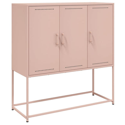 Skåp DIV. rosa 100,5x39x107 cm stål