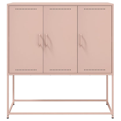 Skåp DIV. rosa 100,5x39x107 cm stål